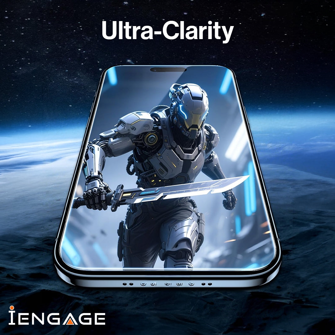 iEngage iPhone 17 Pro Max Privacy Tempered Glass Screen Protector with Applicator