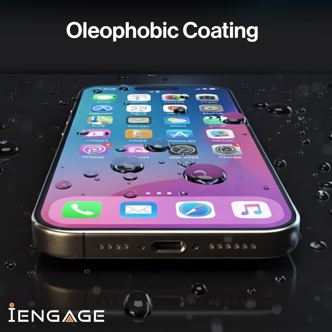 iEngage iPhone 17 Pro Privacy Tempered Glass Screen Protector with Applicator