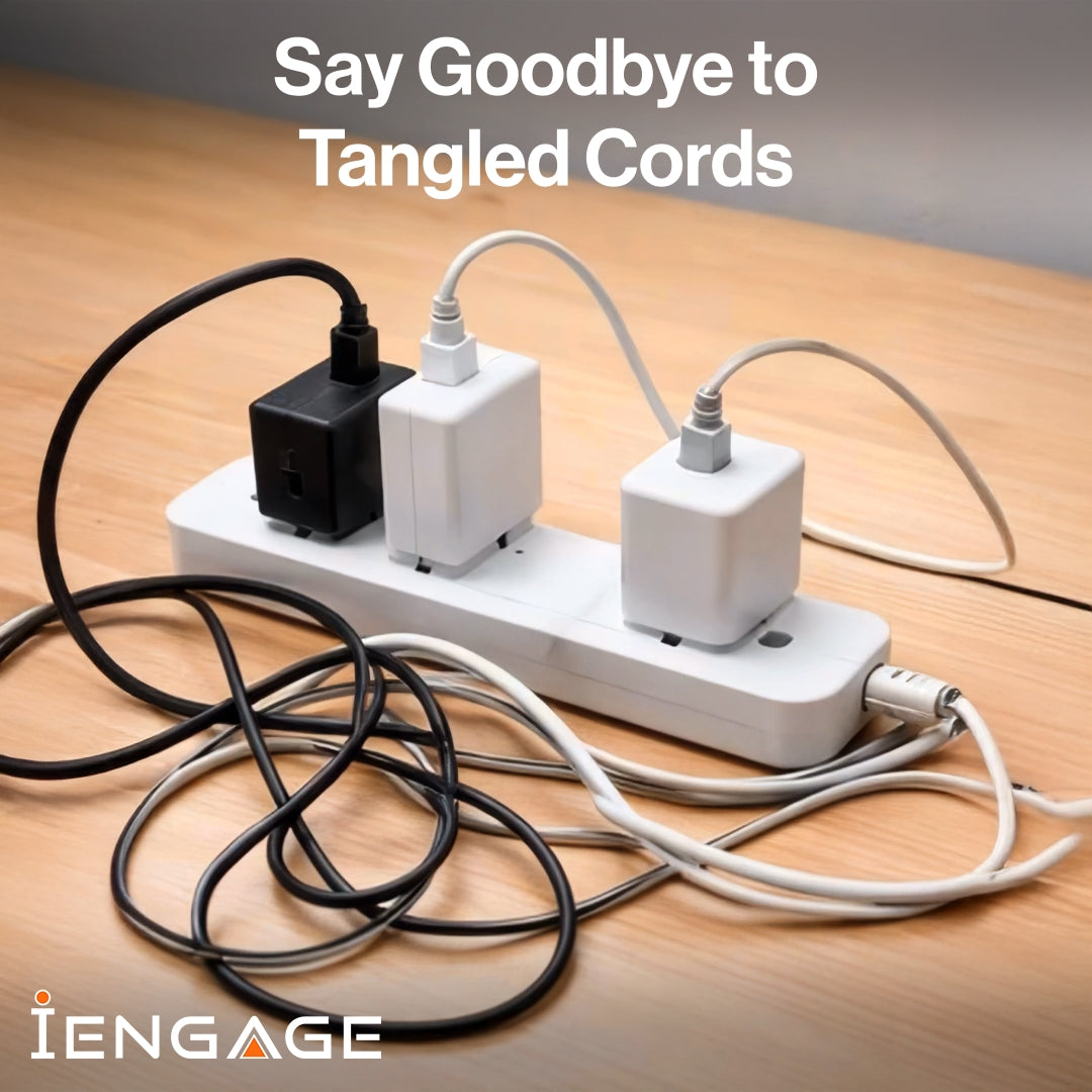 iEngage Super Mini 3-In-1 Wireless Charger (15W)