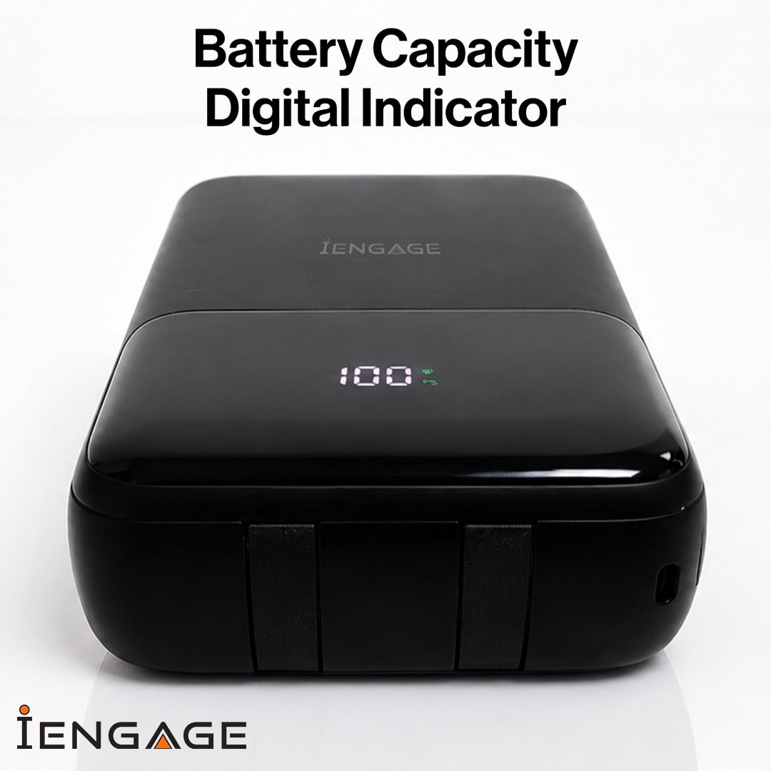 iEngage 20000mAh Powerbank Qi2 65W Ultra Fast Charging