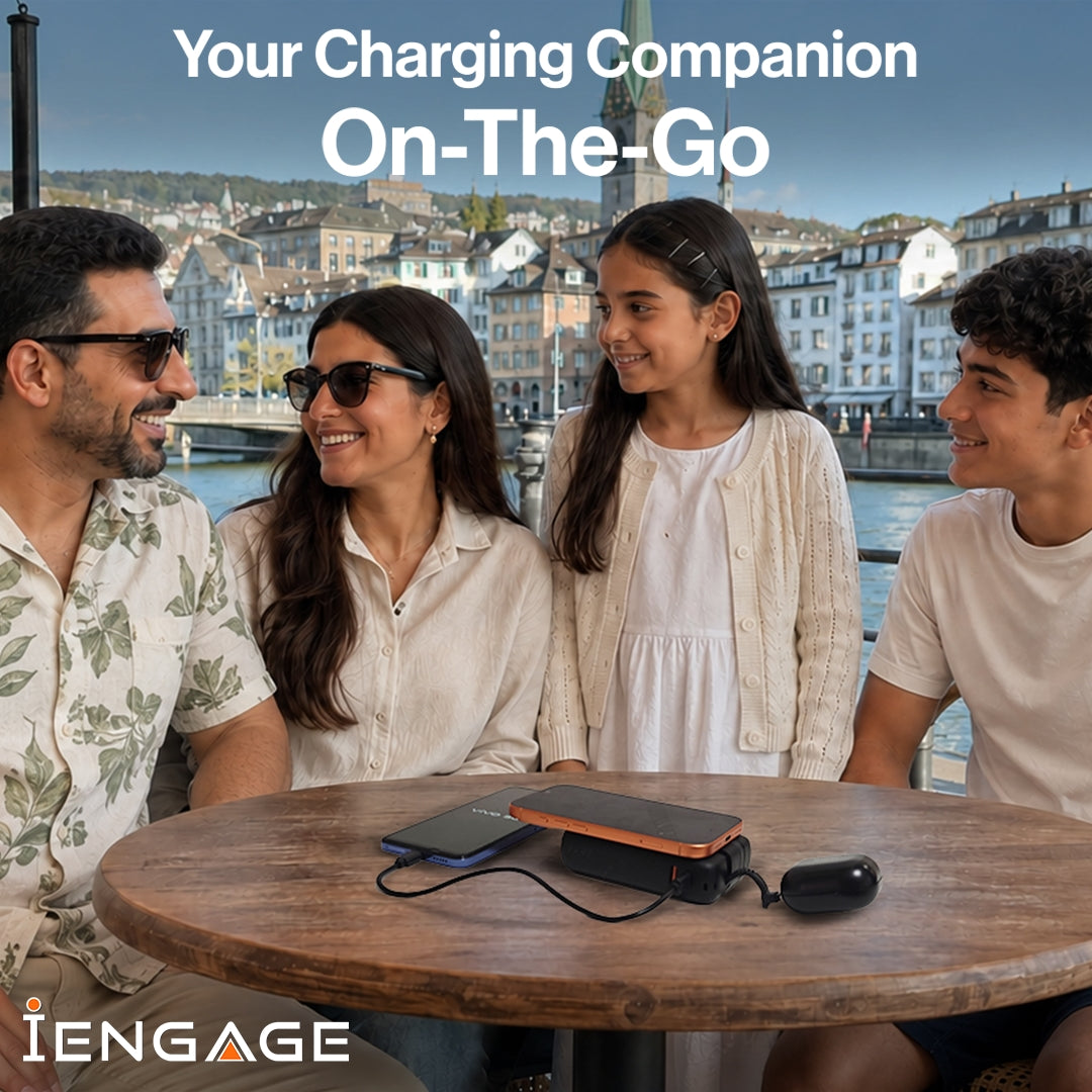 iEngage 20000mAh Powerbank Qi2 65W Ultra Fast Charging