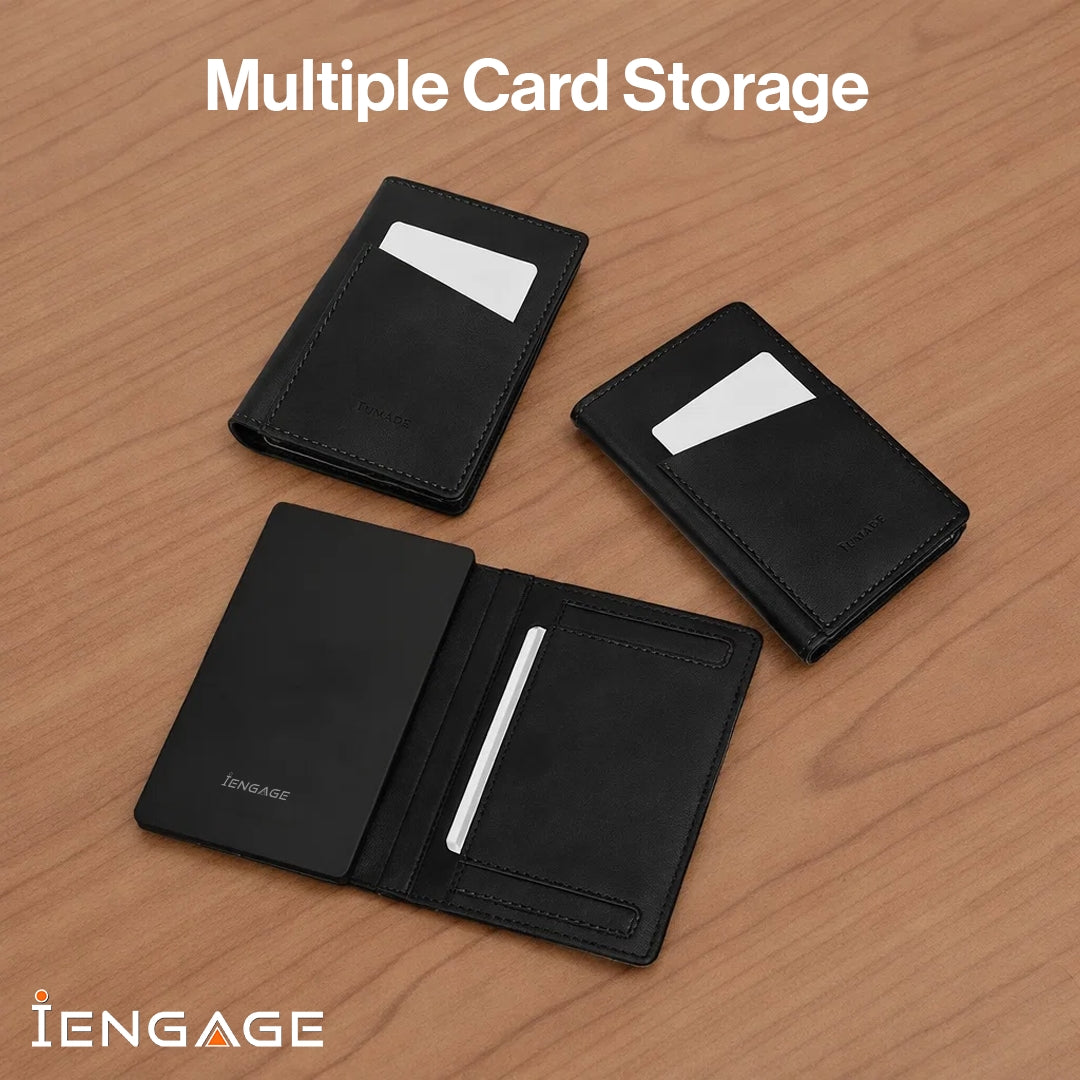 iEngage 5000 mAh Magnetic Powerbank Wallet (Black)