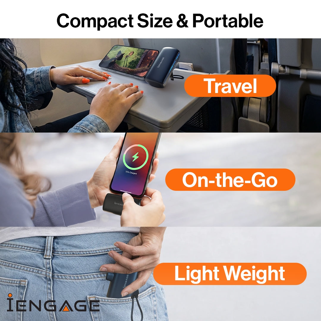 iEngage 10000 mAh USB-C Ultra Compact Power bank ( 22.5 W )