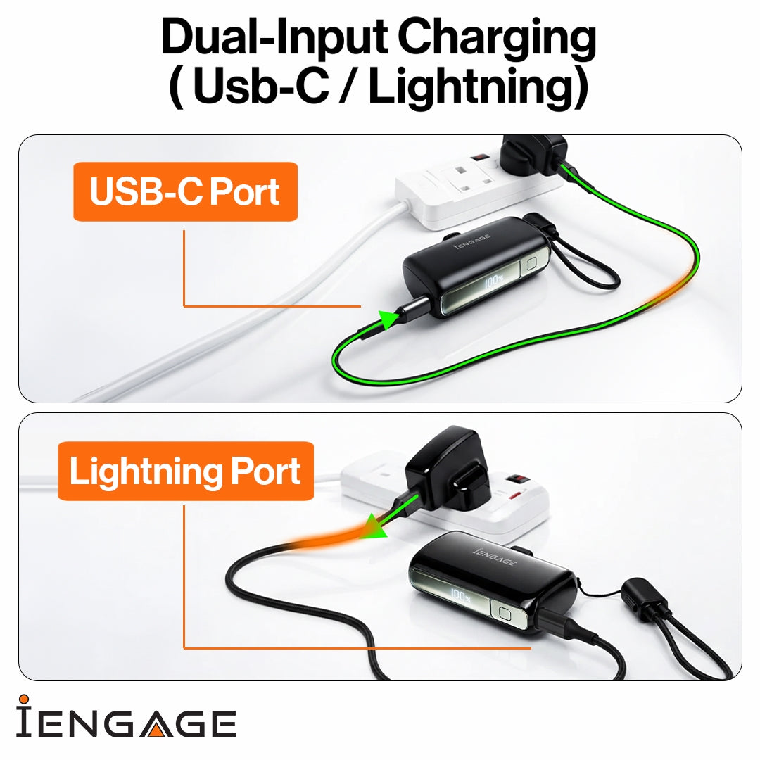 iEngage 10000 mAh USB-C Ultra Compact Power bank ( 22.5 W )