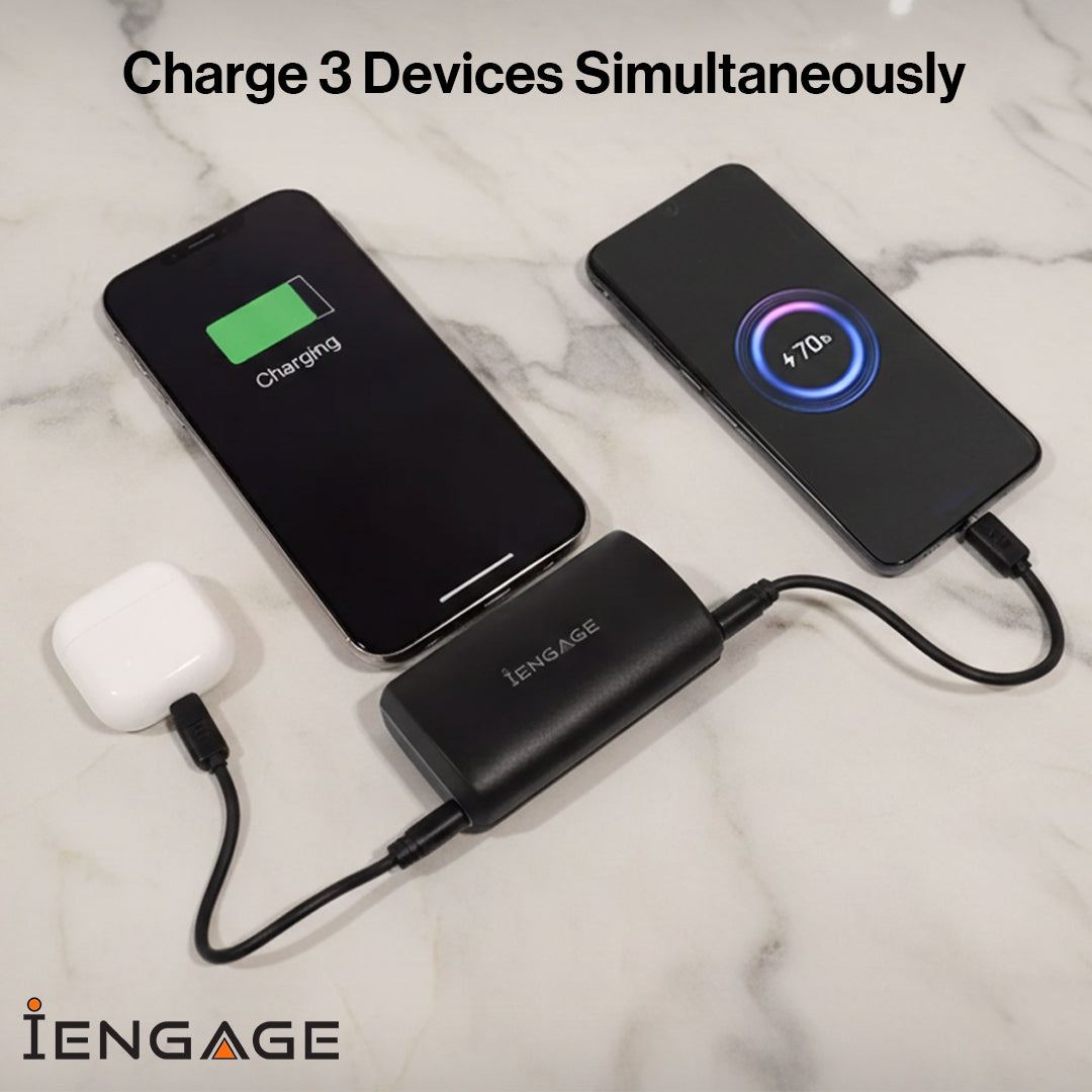 iEngage 10000 mAh USB-C Ultra Compact Power bank ( 22.5 W )