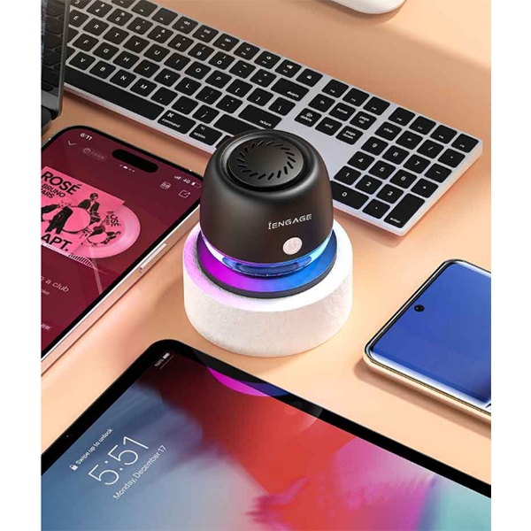 Iengage Magnetic Mini Wireless Speaker With Rgb Light