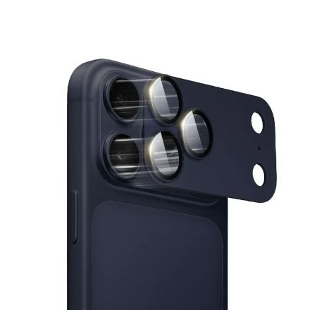 Mocoll 17 Pro 360° Lens Tempered Glass With Metal Frame - Blue