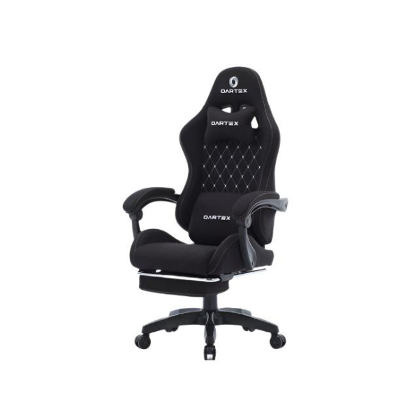 Oartex Model LD035 Fiber Gaming Chair   Black & Black