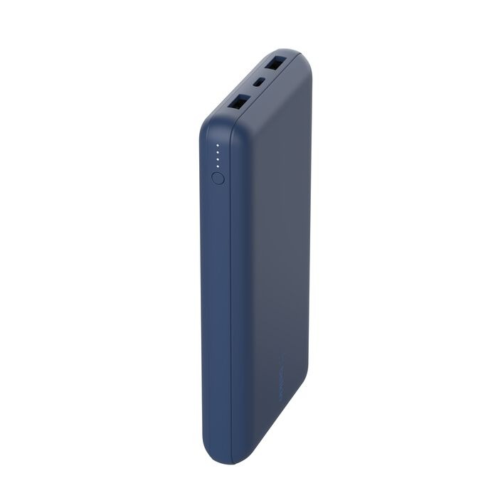 Belkin Boostcharge 3Port 20K Pow Bank USB-C 15W Dual 15Cm Cab Blue