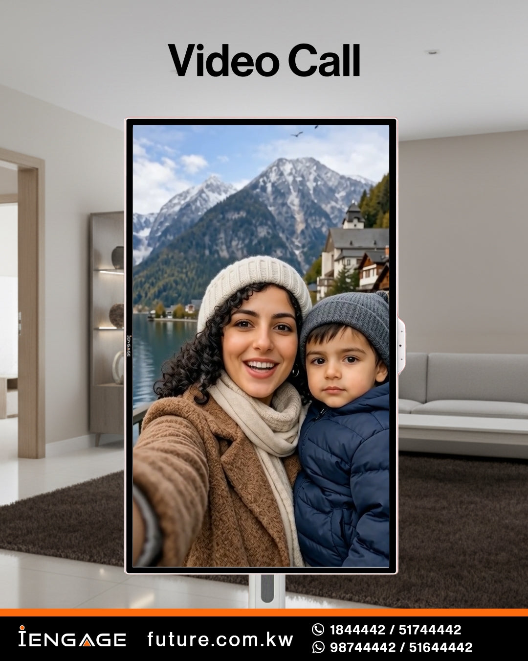 IENGAGE 32 4K Android 13 شاشة تعمل باللمس مع الكاميرا المدمجة (WIFI) (8/128)