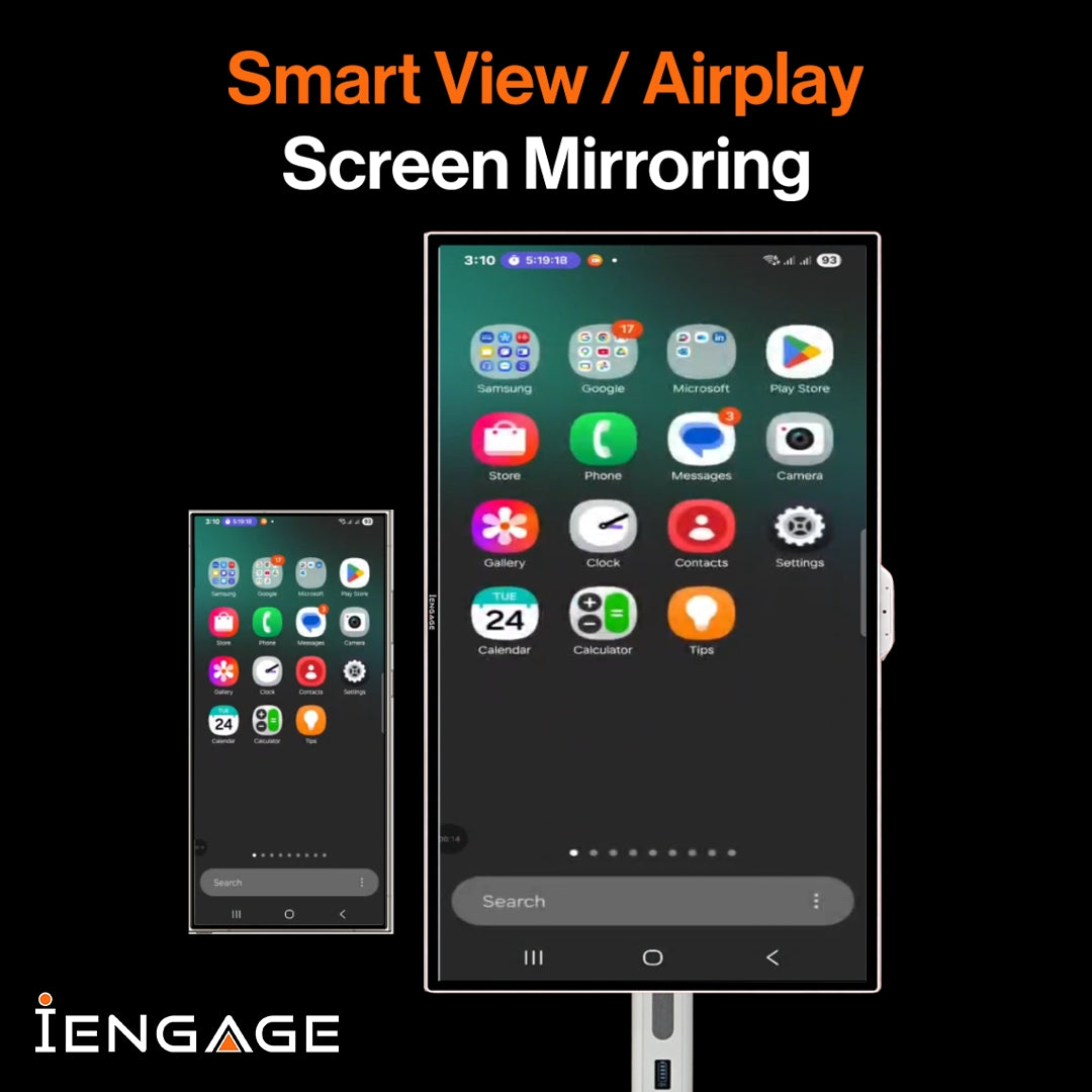 IENGAGE 32 4K Android 13 شاشة تعمل باللمس مع الكاميرا المدمجة (WIFI) (8/128)