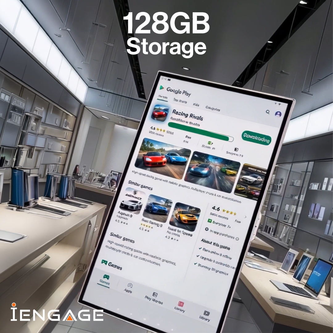 IENGAGE 32 4K Android 13 شاشة تعمل باللمس مع الكاميرا المدمجة (WIFI) (8/128)