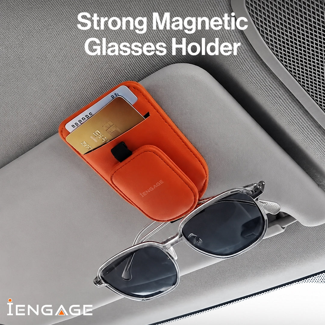 iENGAGE Car Sunvisor Holder (Orange)