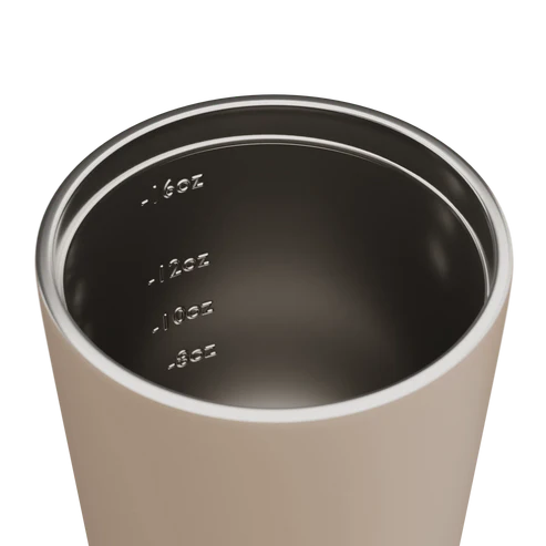 Fressko Grande 475ml / 16oz Cup - Stainless Steel - Oat