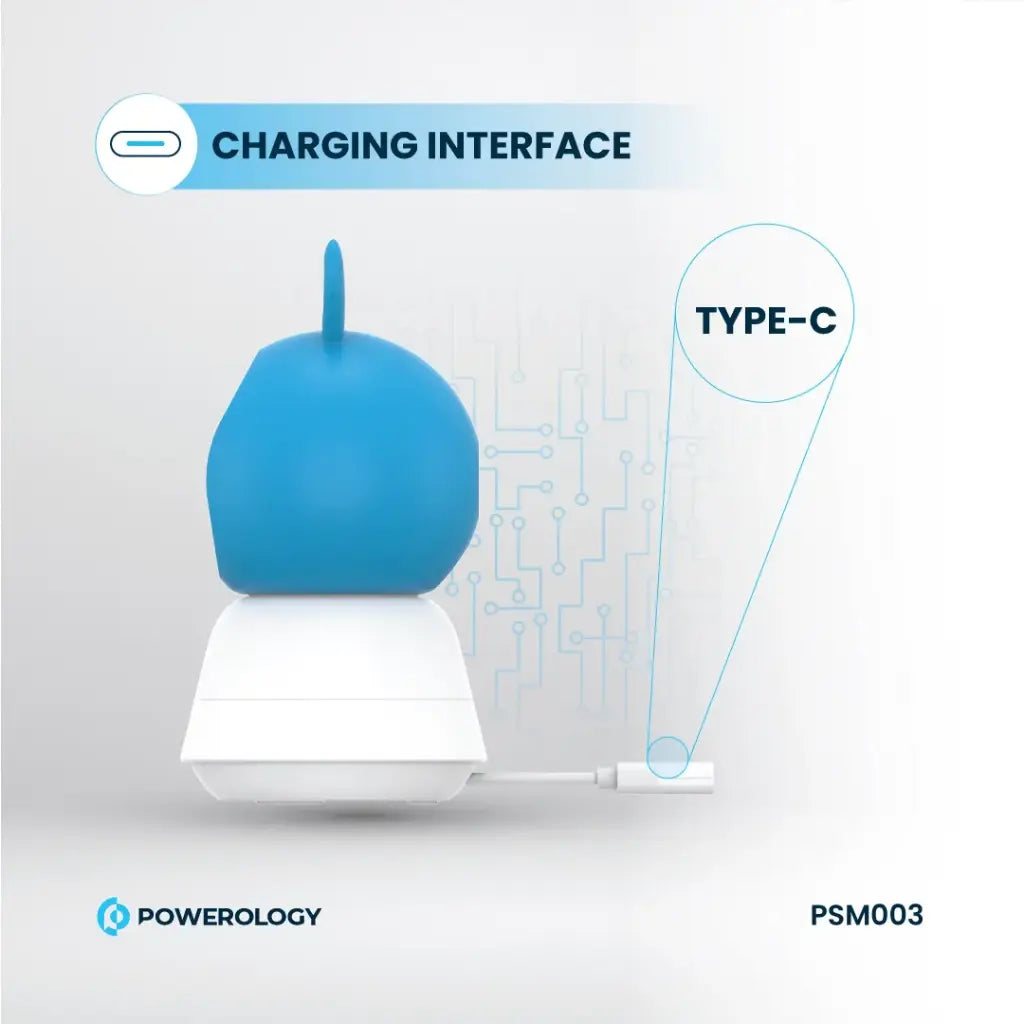 Powerology Monitor & App Baby Camera Blue