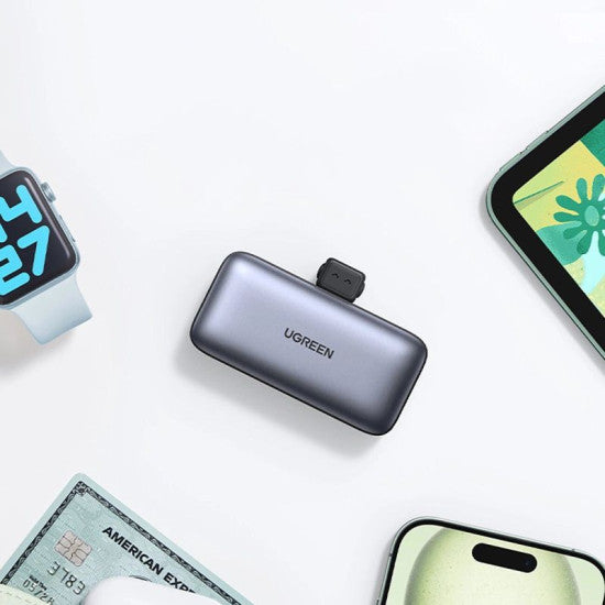 UGREEN 5000mAh Power Bank with Built-in USB-C Connector