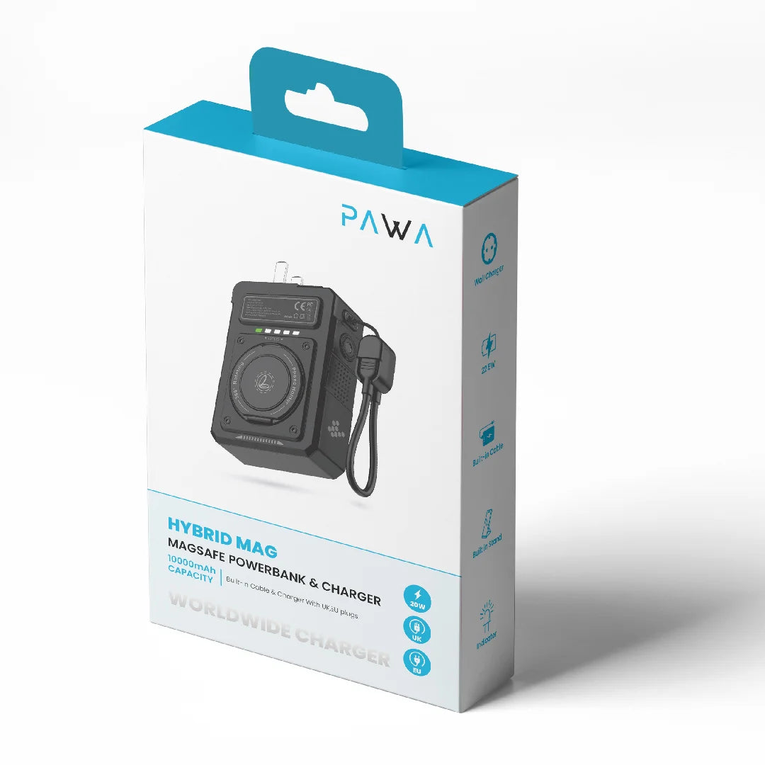 Pawa Hybrid Mag Magsafe Powerbank & Charger.
