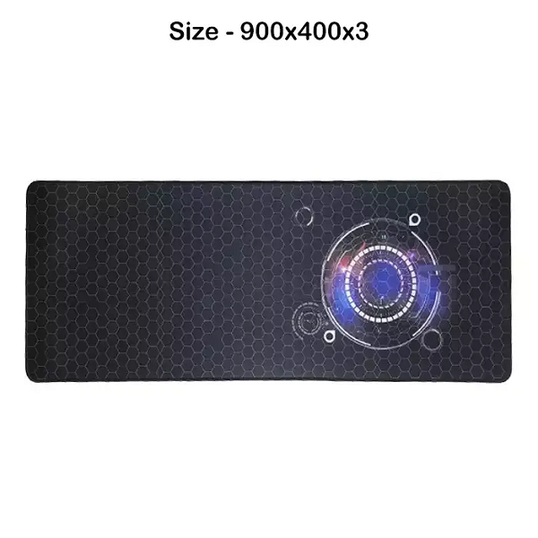 GAMING MOUSE PAD - ABSTRACT CIRCLE (900X400X3)