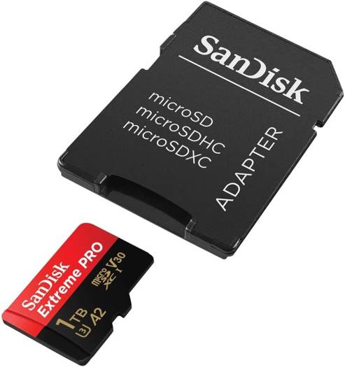 Sandisk Extreme Pro Microsd Uhs I Card 1Tb For 4K Video On Smartphones