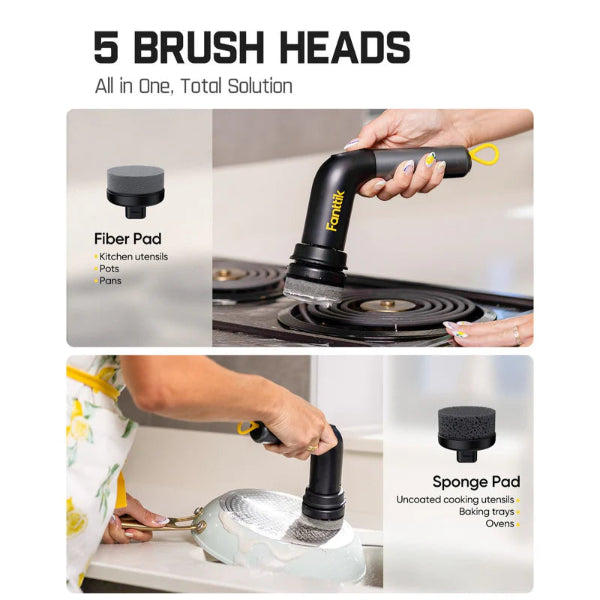 Fanttik G9 Pro Cordless Spin Scrubber - Black