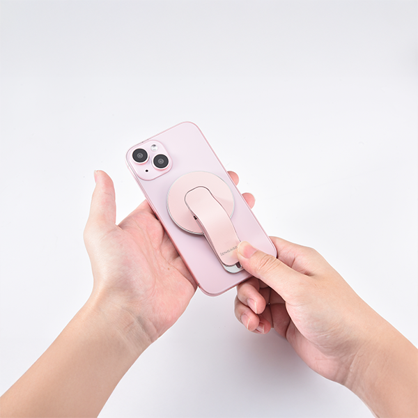 iEngage Magsafe Finger Grip With Hinge Stand (Pink)