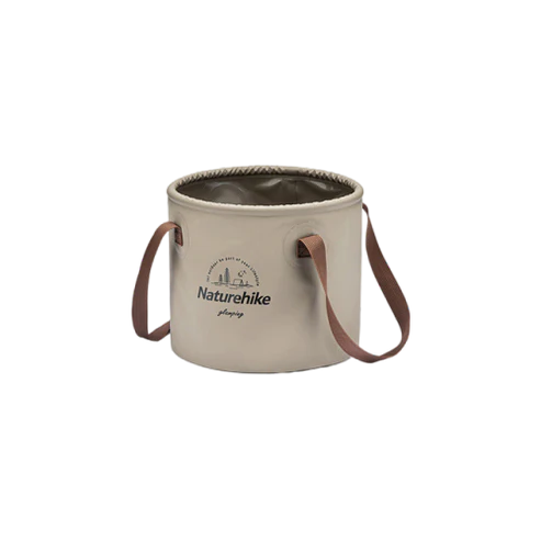 Naturehike Foldable Round Bucket - Light Brown (10L)