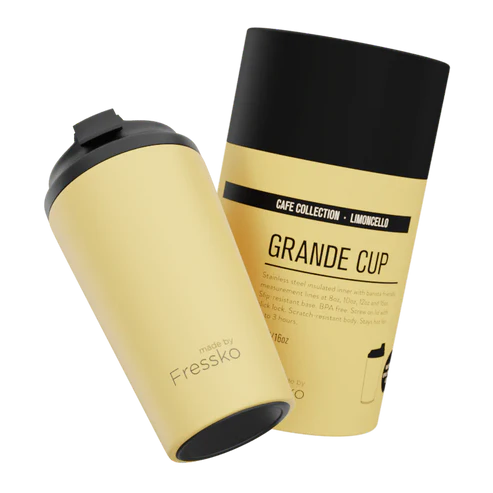 Fressko Grande 475ml / 16oz Cup - Stainless Steel - Limoncello