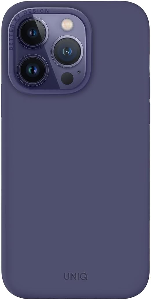 Uniq Hybrid iPhone 14 Pro Lino - Fig Purple