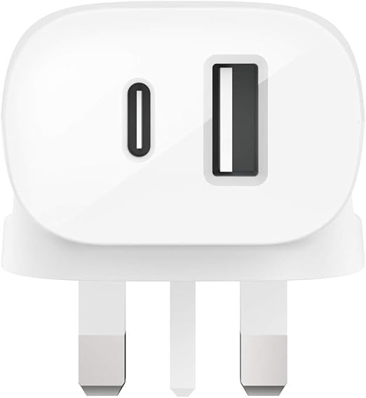 Belkin 32W Ac Charger 20W Usb-C 12W Usb-A (Wcb008Mywh)