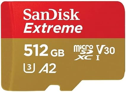 Sandisk Extreme Pro Micro Sd Card 512 Gb For Drones/Cameras/Phones 619659188566