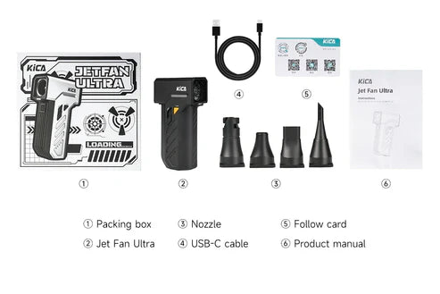 KiCA Jet Fan Ultra - Black