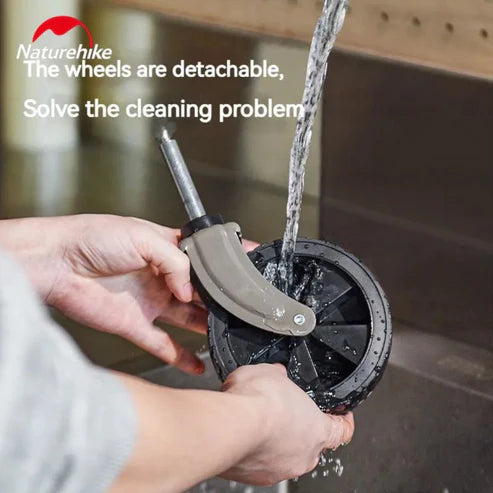 Naturehike Lightweight Folding Trolley - Linen Brown (100L)