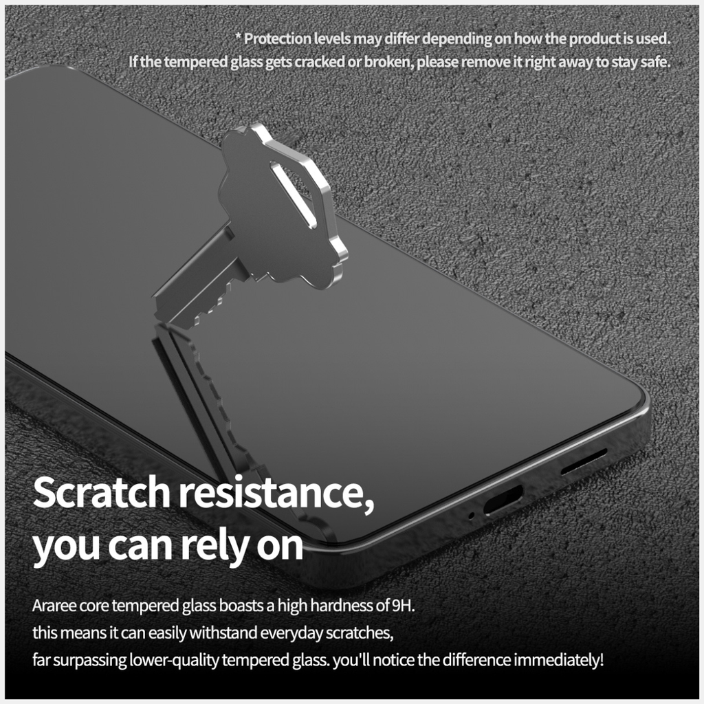 Araree Core Privacy Screen Protector For Samsung Galaxy S26 Ultra -Black