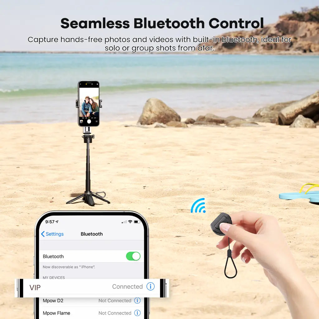 ZLOS Magnetic Selfie Stick + Tripod