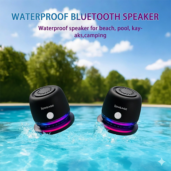 Iengage Magnetic Mini Wireless Speaker With Rgb Light