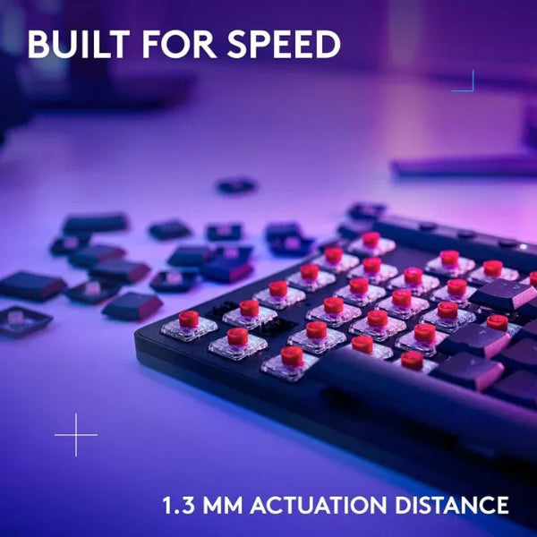 Logitech G515 TKL LIGHTSPEED Low-Profile Wireless Gaming Keyboard Tactile Switch - Black (US Layout)