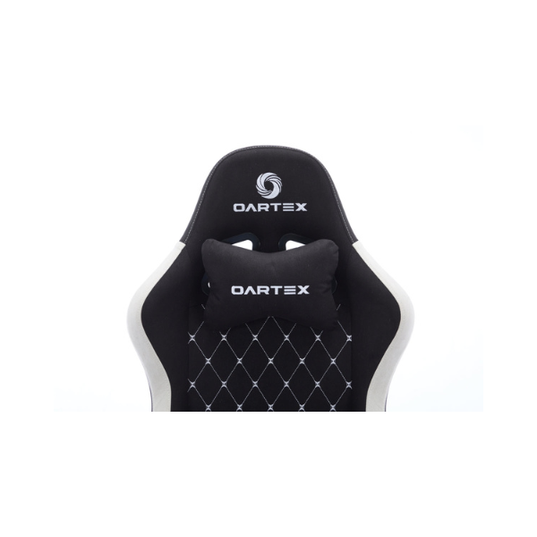 Oartex Model LD035 Fiber Gaming Chair بالأبيض والأسود