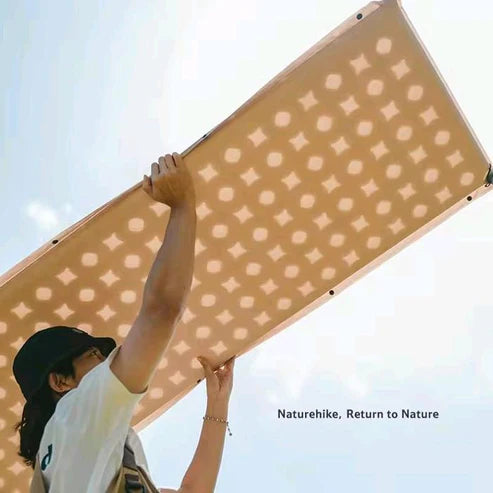 Naturehike D -Automatic Inflatable Cushion with Built-in Pillow - Khaki Single(200*65*3)