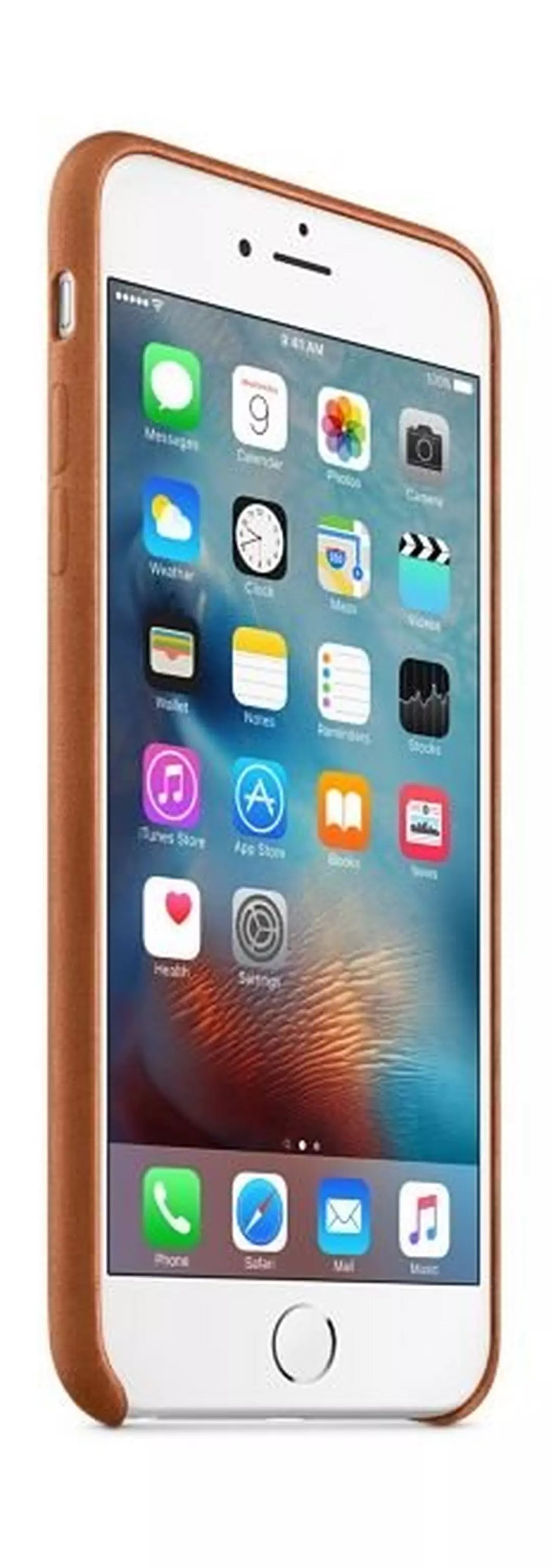 iPhone 6s Leather Case Saddle Brown