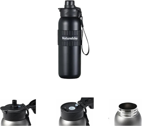 Naturehike Chasing Wind Titanium Sports Bottle - Black