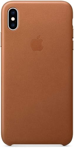 iPhone XS Max Leather Case - Saddle Brown