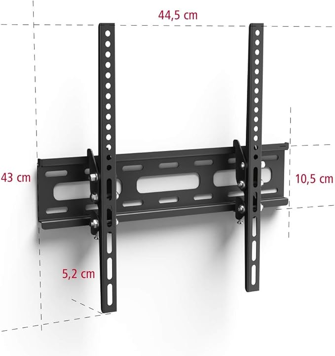 Hama FIX TV Wall Bracket, 1 Star,  191 cm (75') 40Kg - Black