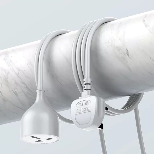 LDNIO 5M Extension Power Cord with Universal Socket 2500W – White SC1017