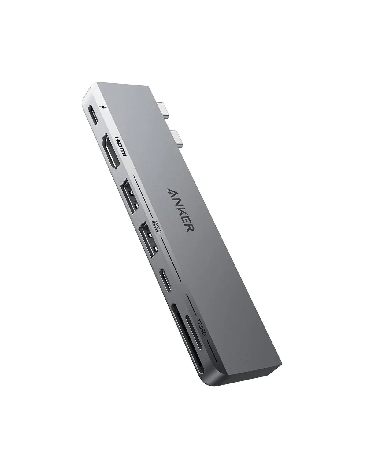 Anker 547 USB-C Hub (7-in-2, for MacBook) -Silver