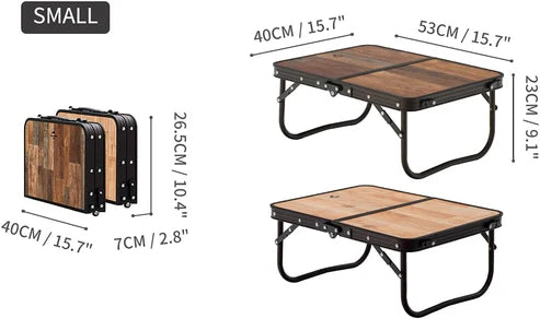 Naturehike MDF Outdoor Folding Table - Vintage (Small)