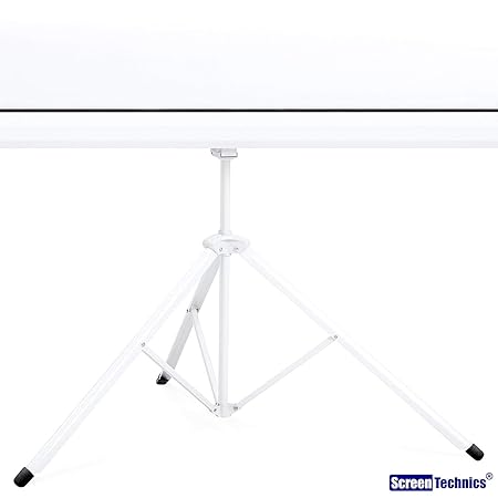 Gamvity 120-Inch Tripod Projector Screen – 4:3 Aspect Ratio | Matte White
