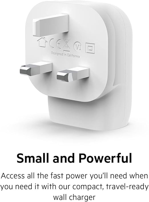 Belkin Pd 30W Pps Usb-C Wall Charger  White
