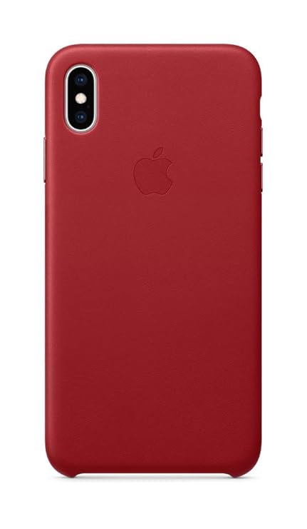 iPhone XS Leather Case - RED