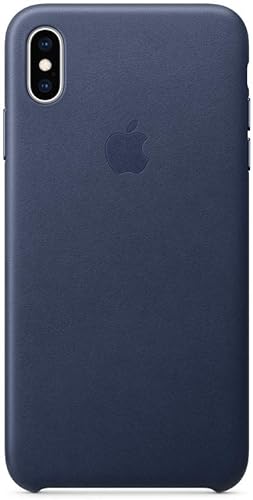 iPhone XS Max Leather Case - Midnight Blue