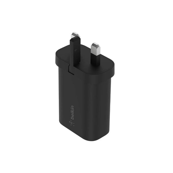 Belkin 25W Usb-C Pd Wall Charger With Pps For Sam & App (Wca004Mybk) Black